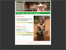 Tablet Screenshot of ethicsofempowerment.org